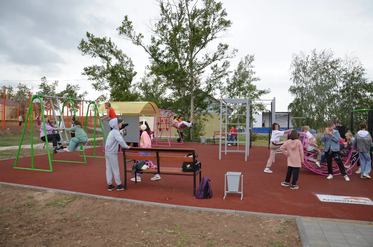 Лисаковскіде жаңа балалар алаңдарының саны артады