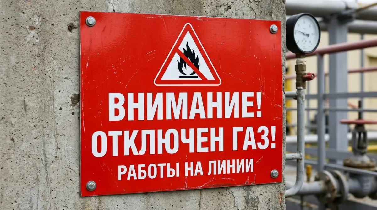 Первого августа в Лисаковске отключат газ