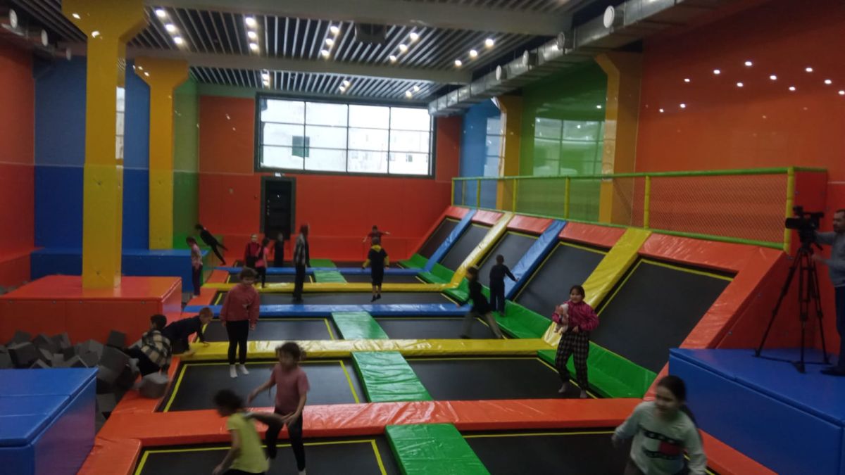 Открытие батутной арены в развлекательном парке «Алакай»