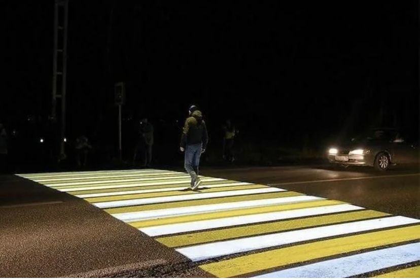 Проекционные освещения пешеходных переходов