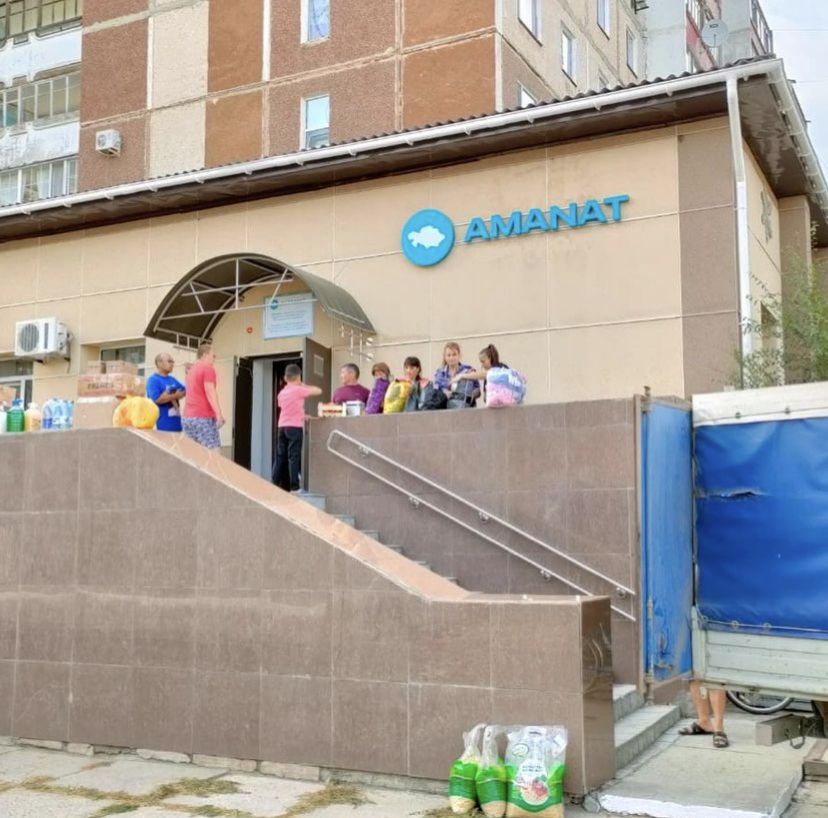 Сбор гуманитарной помощи жителям Аулиекольского района прошёл в Лисаковске