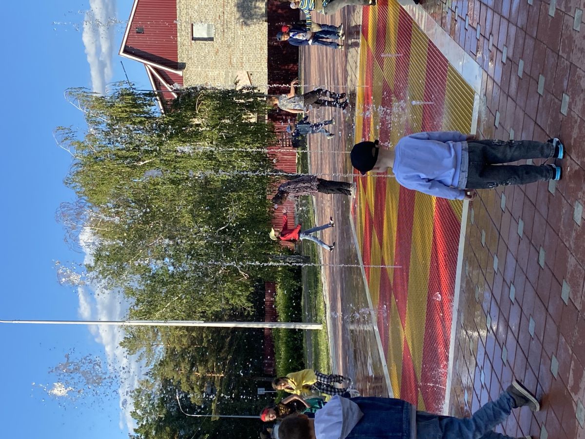 Новинка. Пешеходный фонтан